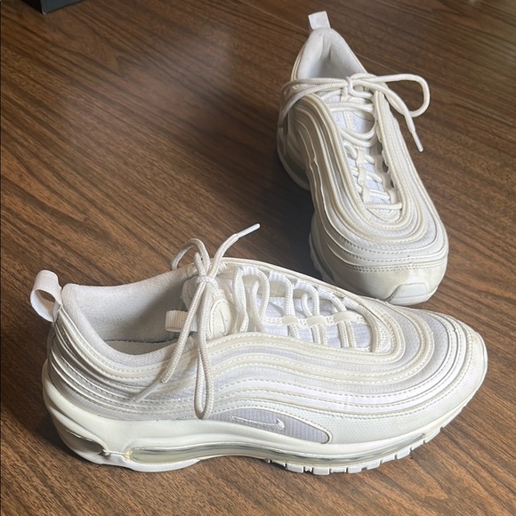 Nike Air Max 97 White Size 6.5 - Picture 1 of 8